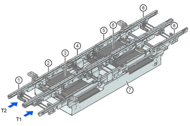 西門子貼片機D4i PCB 傳送導軌系統